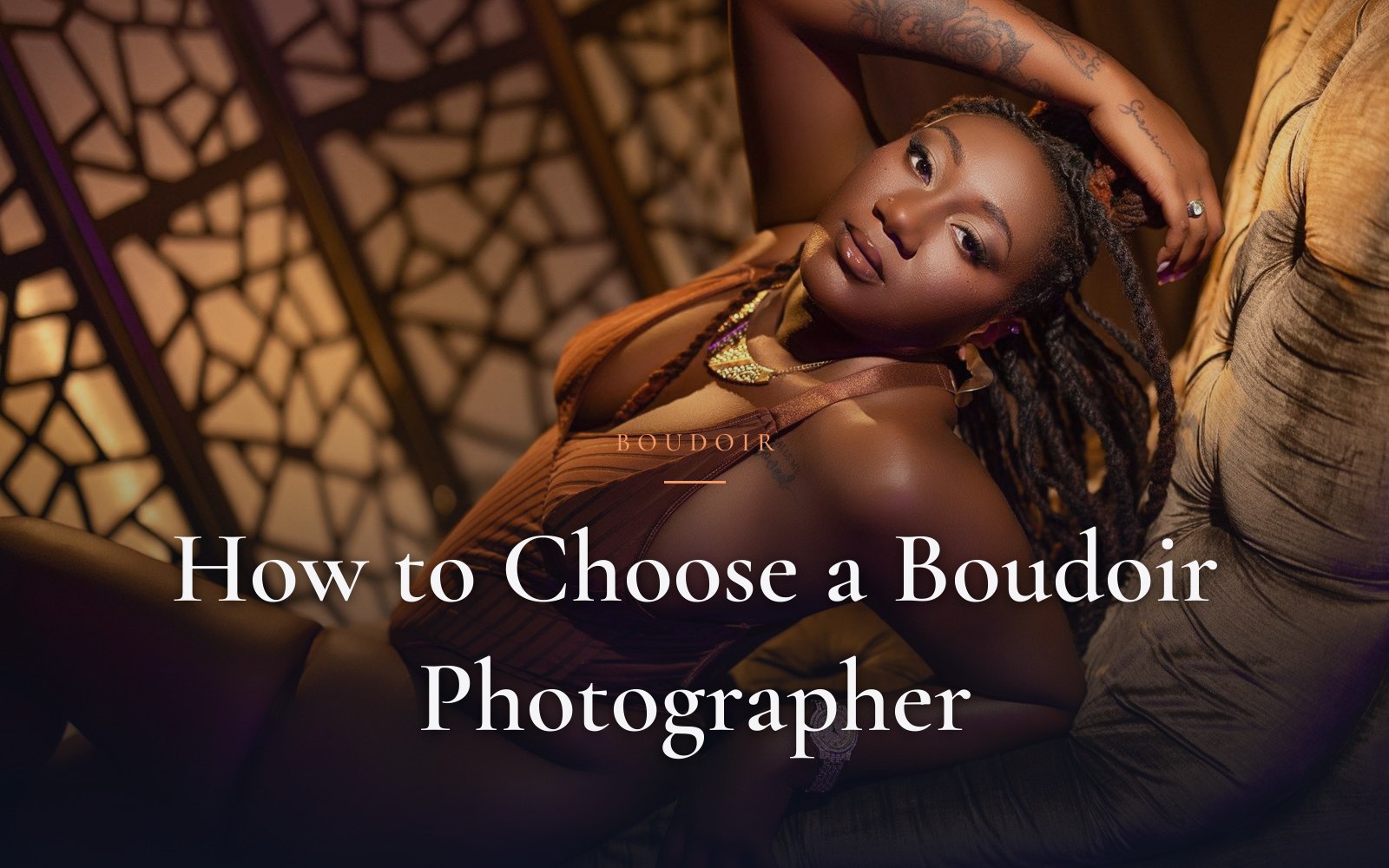 How to Choose a Boudoir Photographer in South Bend & Michiana