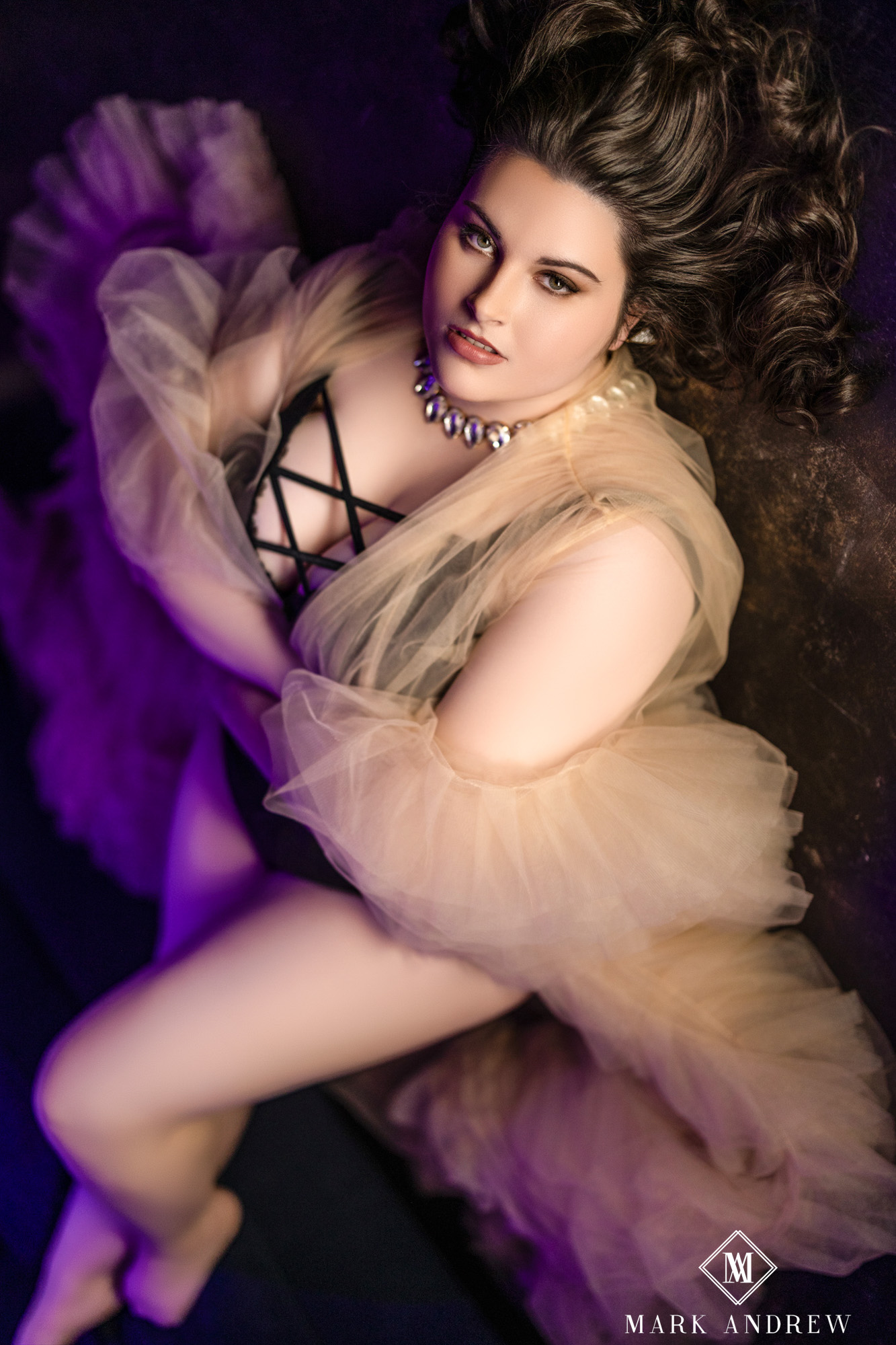 Katherine boudoir portrait
